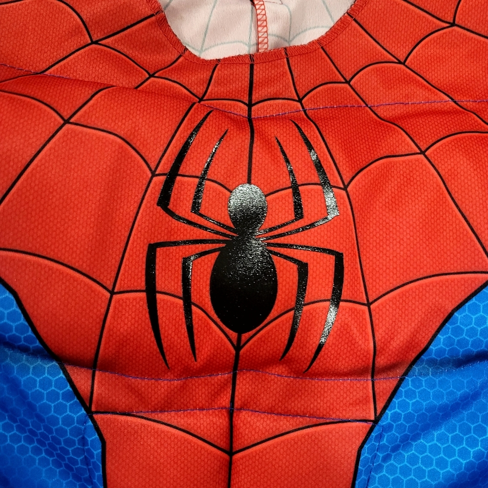New JAZWARES Marvel Spider-Man Child Costume Suit And Mask Size Large 12-14 - Picture 15 of 16